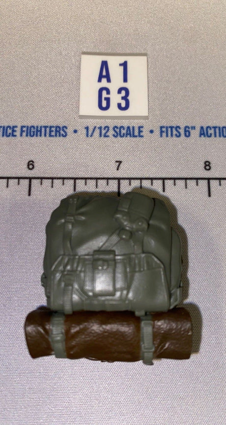 1/12 Scale Modern Field Pack with Bedroll - GI Joe Classified