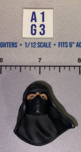 1/12 Scale GI Joe Classified Modern Era Ninja Head Sculpt - Nunchuck
