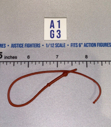 1/12 Scale Western Era Bull Whip - Indiana Jones