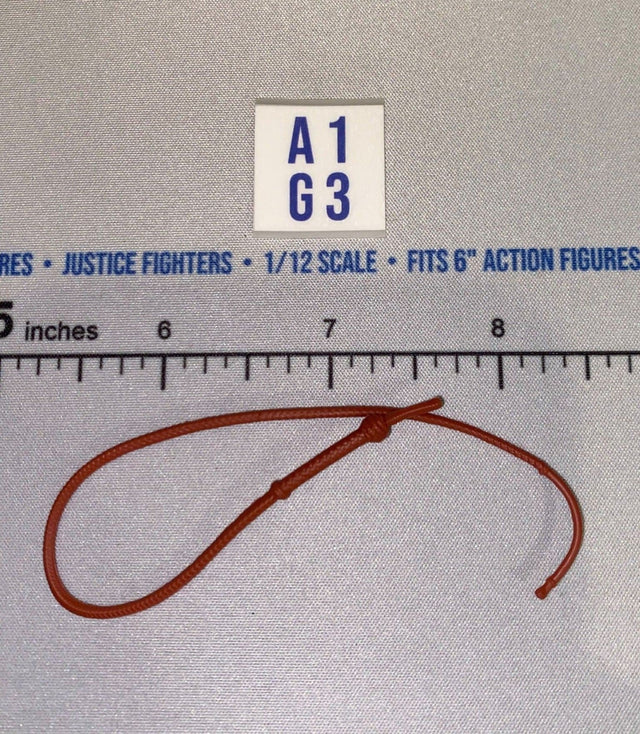 1/12 Scale Western Era Bull Whip - Indiana Jones