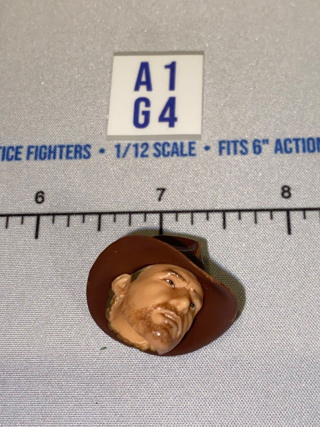 1/12 Scale Indiana Jones Head Sculpt with Hat