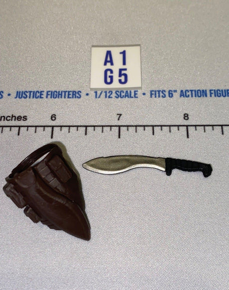 1/12 Scale Modern Era Combat Knife with Sheath - GI Joe Classified
