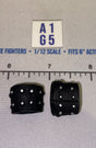 1/12 Scale Modern Era Studded Wrist Cuffs - GI Joe Classified