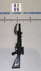 1/12 Scale GI Joe Classified Modern Era Assault Rifle with Blade Attachment