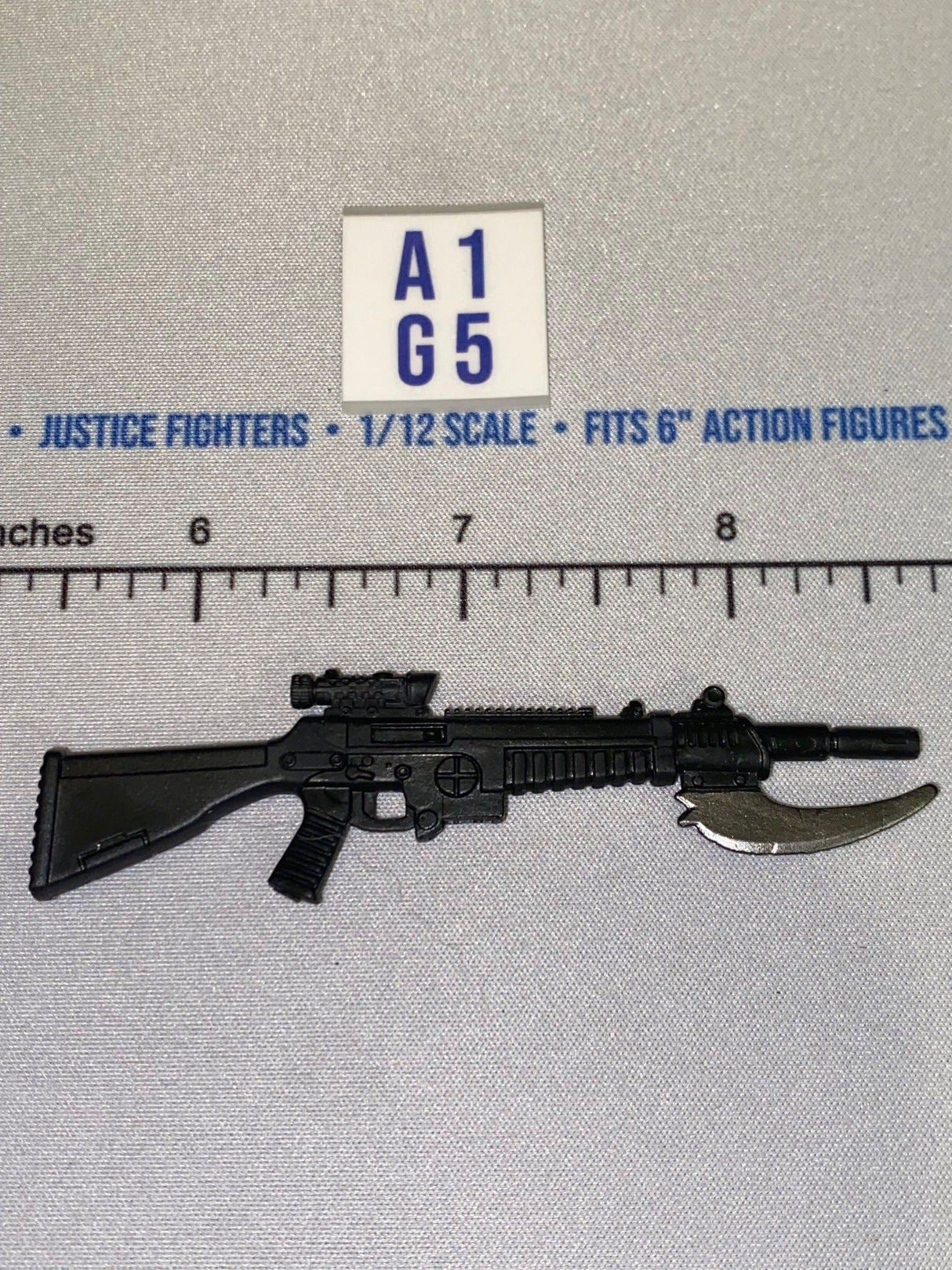1/12 Scale GI Joe Classified Modern Era Assault Rifle with Blade Attachment