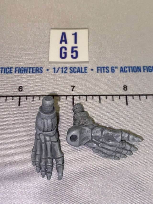1/12 Scale Fantasy Skeleton Feet Pair - Four Horsemen - Mythic Legions