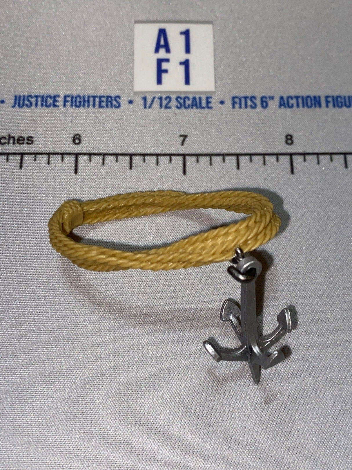 1/12 Scale Modern Nautical Rope Coil with Anchor - GI Joe Classified