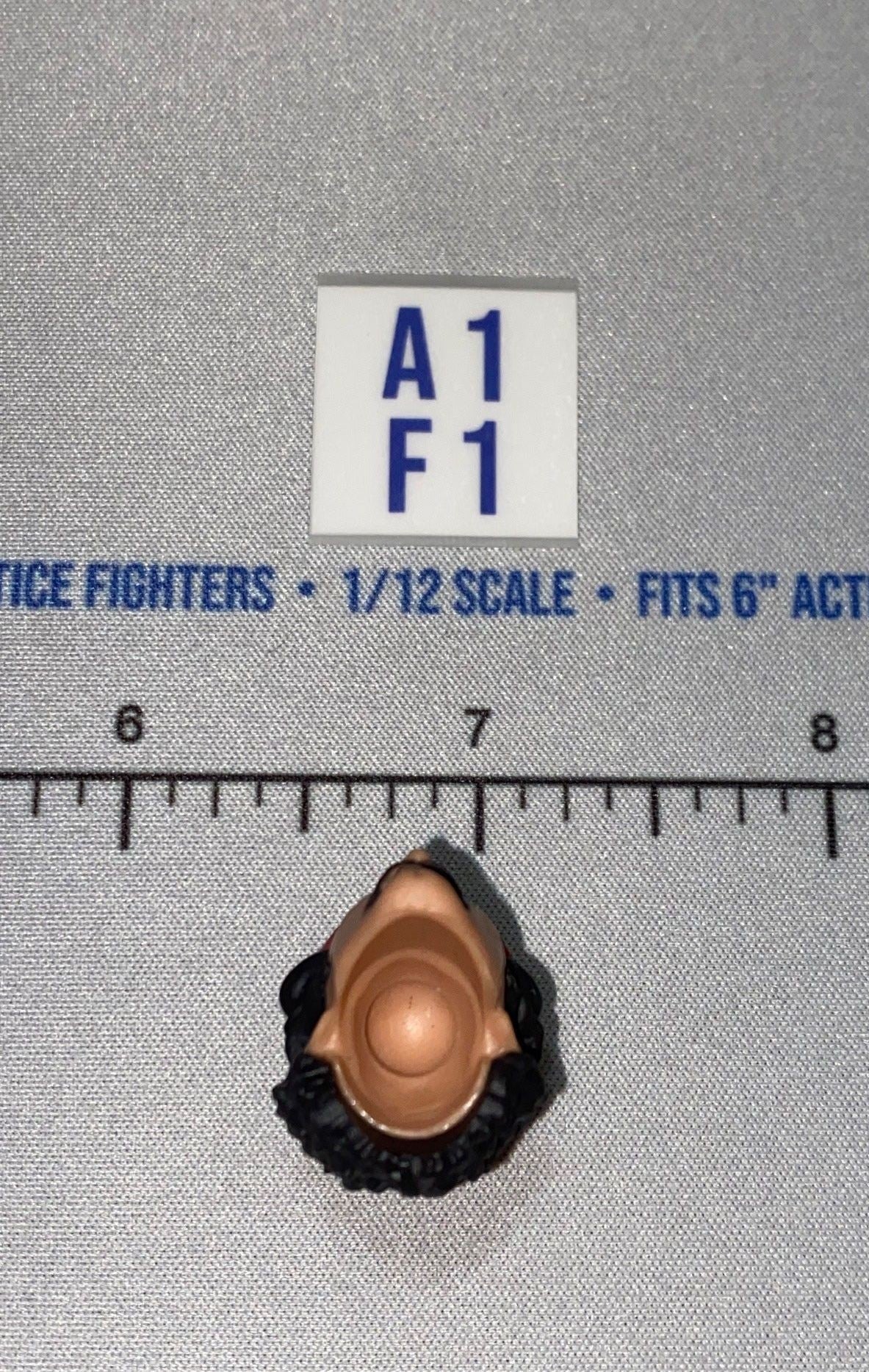 1/12 Scale Male Turkish Arab Head Sculpt with Fez Hat - Indiana Jones