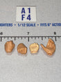 1/12 Scale Fist and Open Hand Set