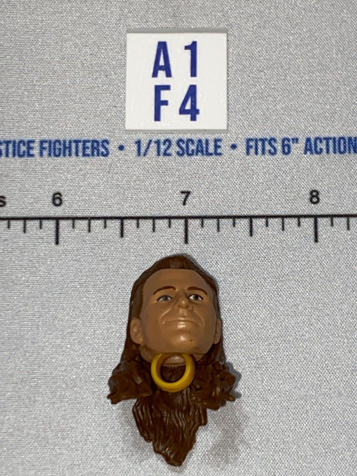 1/12 Scale Head Sculpt with Long Hair and Nose Ring - Mattel WWE