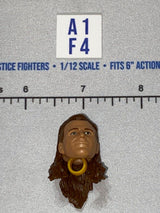 1/12 Scale Head Sculpt with Long Hair and Nose Ring - Mattel WWE