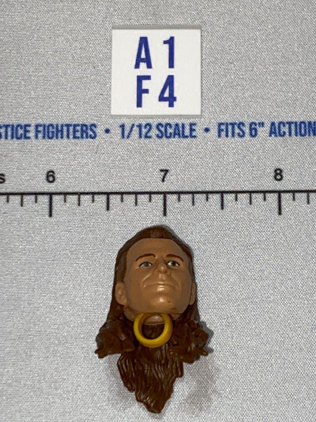 1/12 Scale Head Sculpt with Long Hair and Nose Ring - Mattel WWE