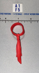 1/12 Scale Modern Era Red Bandana Sash Headwrap