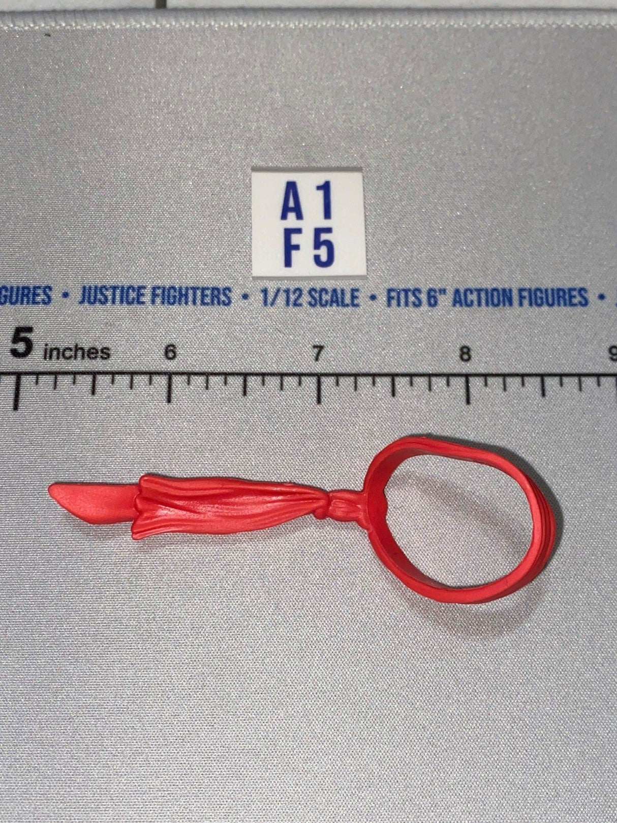 1/12 Scale Modern Era Red Bandana Sash Headwrap