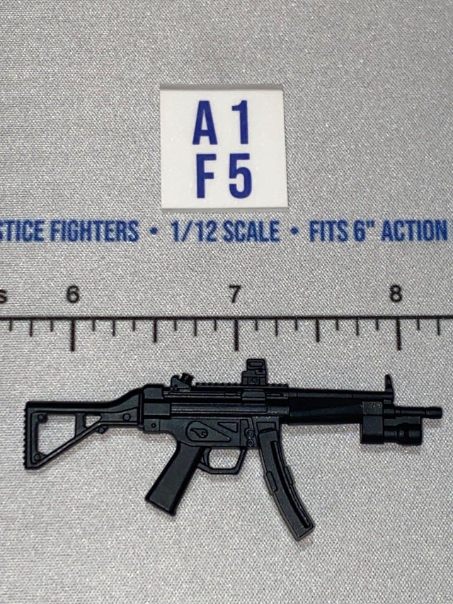 1/12 Scale World War One MP-5 Submachine Gun with Folding Stock