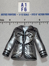 1/12 Scale Modern Era Silver Embroidered Jacket - Mattel WWE