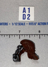 1/12 Scale Modern Era Male Mask with Gas Mask and Brown Hair - GI Joe Classified