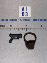 1/12 Scale Modern Era Pistol and Holster Set - GI Joe Classified