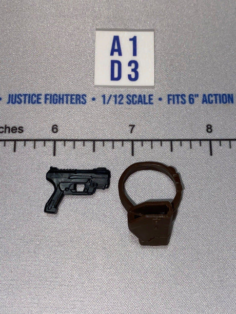 1/12 Scale Modern Era Pistol and Holster Set - GI Joe Classified
