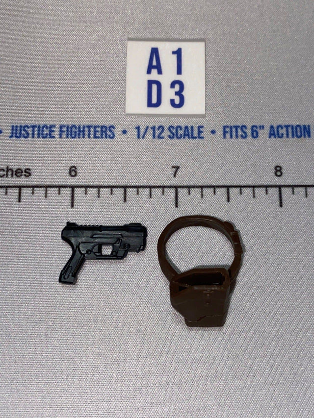 1/12 Scale Modern Era Pistol and Holster Set - GI Joe Classified