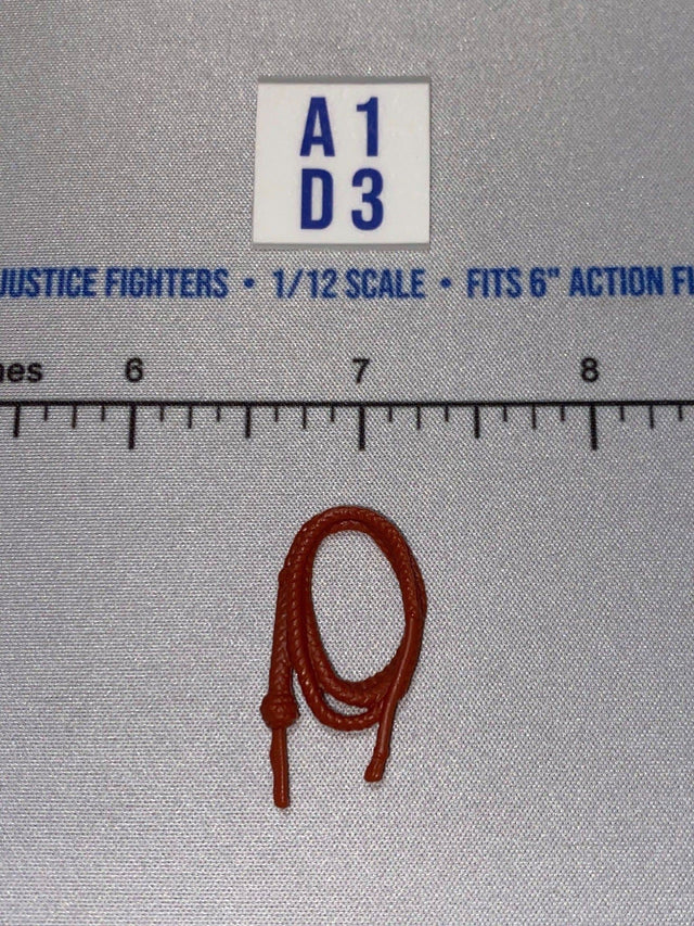 1/12 Scale Western Era Coiled Whip - Indiana Jones