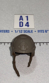 1/12 Scale Modern Era Tactical Helmet with Chin Straps - GI Joe Classified
