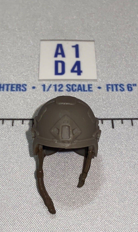 1/12 Scale Modern Era Tactical Helmet with Chin Straps - GI Joe Classified