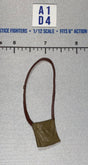 1/12 Scale WWII British Era Gas Mask Bag with Shoulder Strap - Indiana Jones