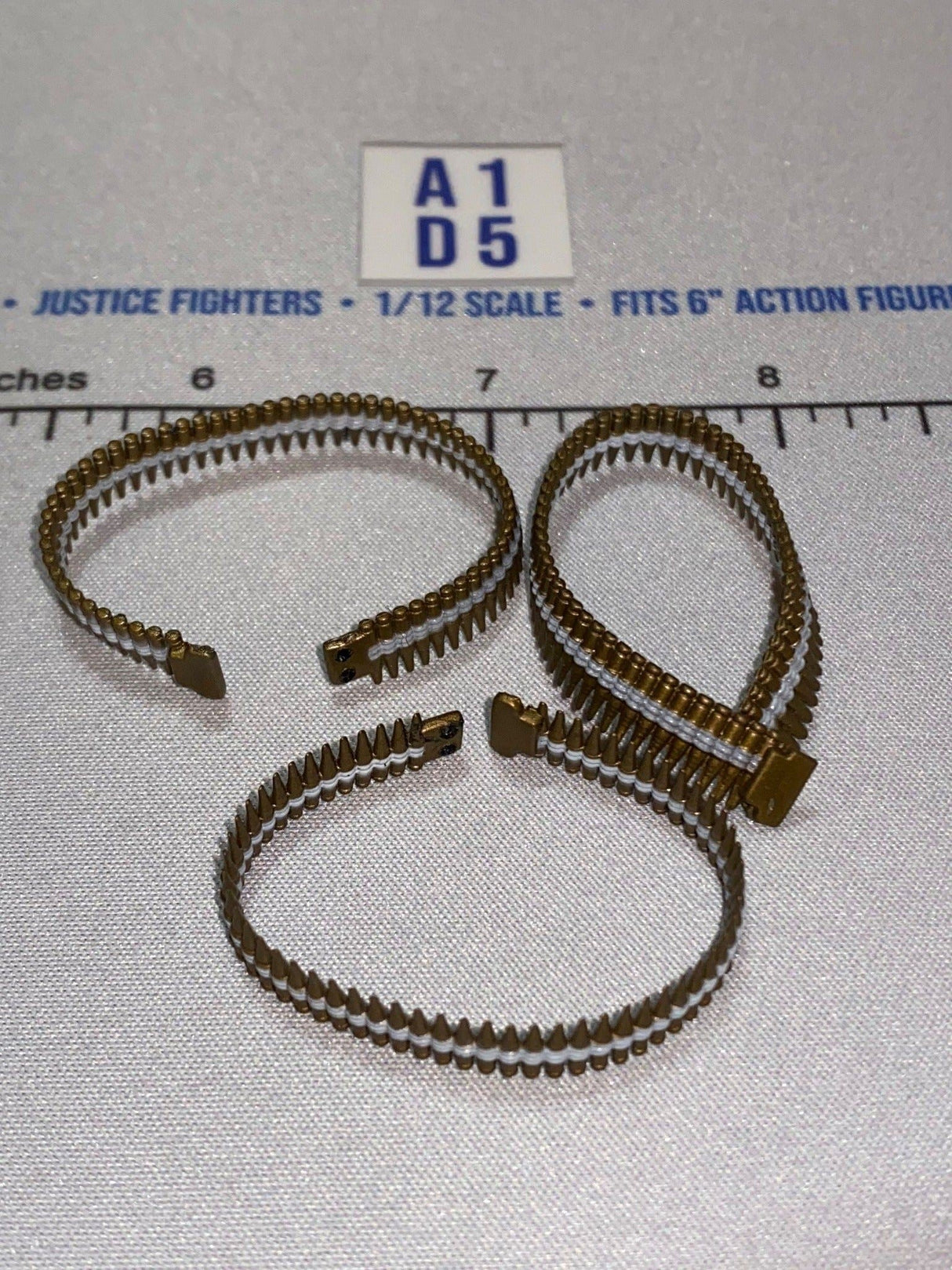 1/12 Scale WWII US Ammunition Belts Set - GI Joe Classified