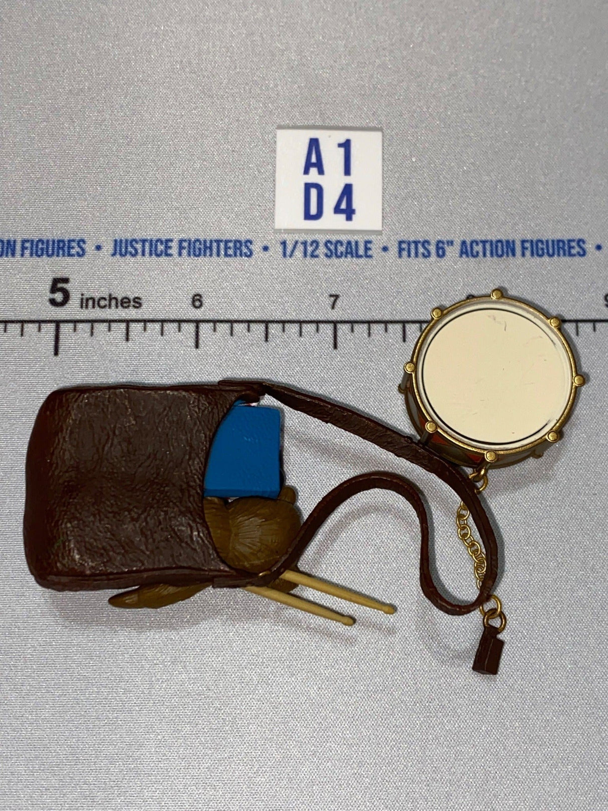 1/12 Scale Four Riders Christmas Toy Bag with Toys and Drum Set
