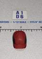 1/12 Scale Modern Era Baseball Cap - Red and Black - GI Joe Classified