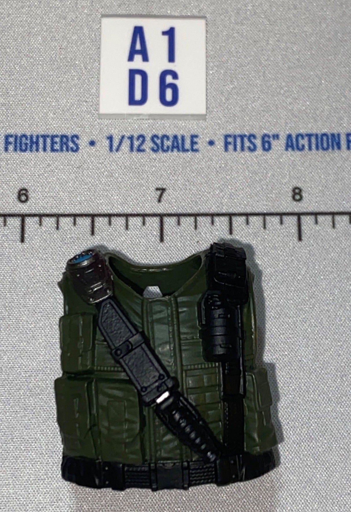 1/12 Scale GI Joe Classified Modern Era Tactical Vest with Knife