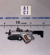 1/12 Scale Modern Era Bullpup Assault Rifle with Grenade Launcher and Red Magazine - Valaverse