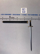 1/12 Scale Medieval Fantasy Sword with Scabbard - Four Horsemen - Mythic Legions