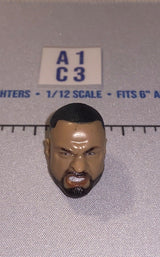 1/12 Scale Male Head Sculpt - Mattel WWE