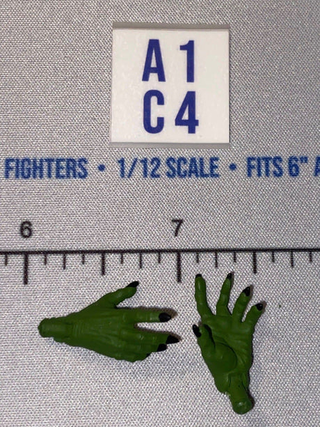 1/12 Scale Fantasy Creature Green Claw Hand Set - Four Horsemen - Mythic Legions