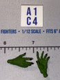 1/12 Scale Fantasy Creature Green Claw Hand Set - Four Horsemen - Mythic Legions