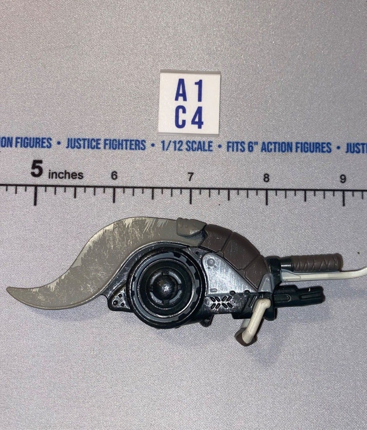 1/12 Scale Four Horsemen - Cosmic Legions Sci-Fi Fantasy Crescent Blade Weapon with Trigger Grip
