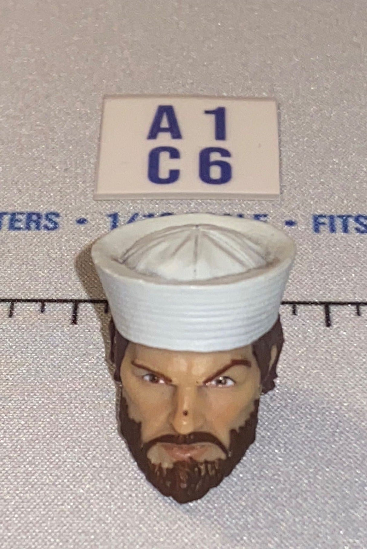 1/12 Scale Head Sculpt - Shipwreck w/ Sailor Cap - GI Joe Classified