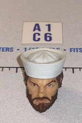 1/12 Scale Head Sculpt - Shipwreck w/ Sailor Cap - GI Joe Classified