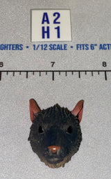 1/12 Scale Rat Head Sculpt, Dark Gray - Four Horsemen - Mythic Legions