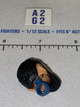 1/12 Scale Male Head Sculpt with Black Hair and Beard - Mattel WWE