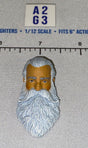 1/12 Scale Four Horsemen - Mythic Legions Male Head Sculpt with Long White Beard - Fantasy