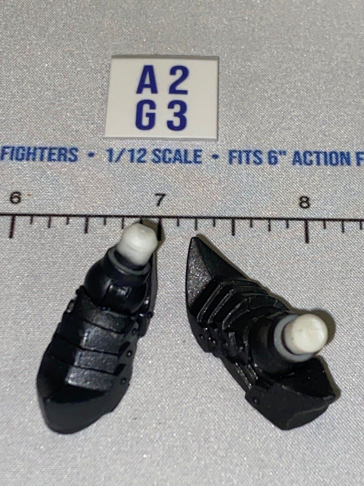 1/12 Scale Fantasy Armored Boots Pair - Four Horsemen - Mythic Legions