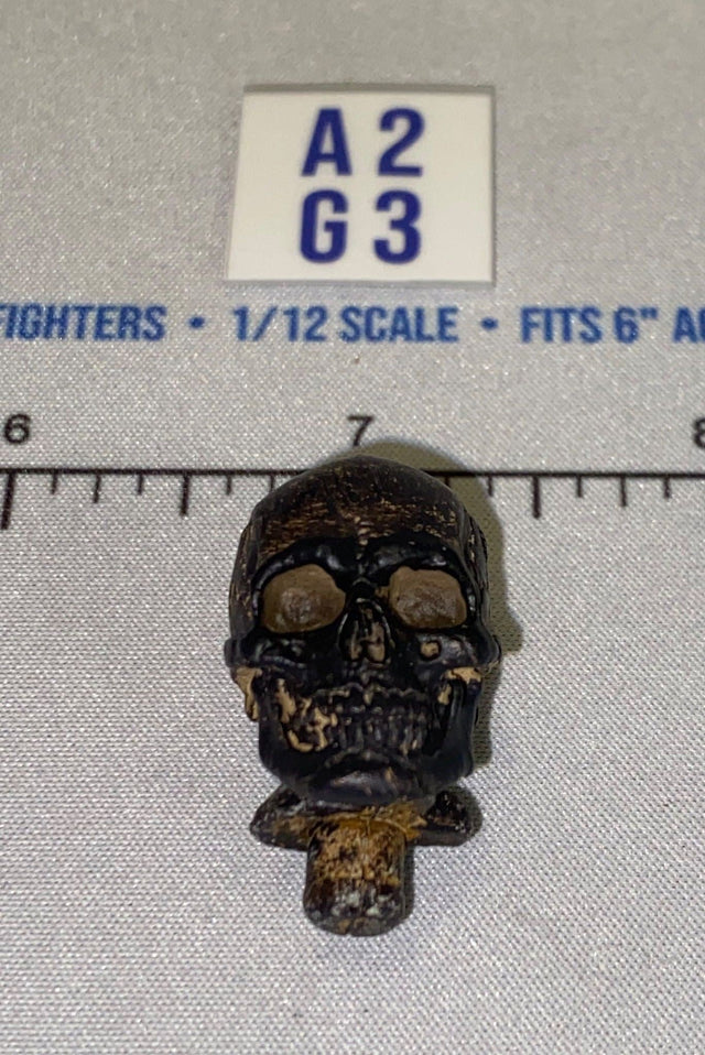 1/12 Scale Skull Head Sculpt - Four Horsemen - Mythic Legions - Dark Bronze