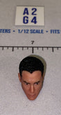 1/12 Scale Male Head Sculpt with Black Hair