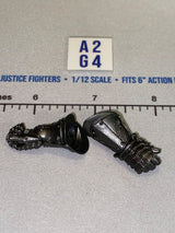 1/12 Scale Fantasy Armored Gauntlet Hands Pair - Four Horsemen - Mythic Legions
