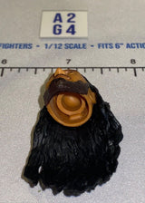 1/12 Scale Male Head Sculpt with Long Hair and Beard - Mattel WWE