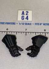 1/12 Scale Fantasy Armored Gauntlet Hands Pair - Four Horsemen - Mythic Legions