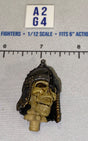 1/12 Scale Fantasy Skeleton Warrior Helmeted Head Sculpt - Four Horsemen - Mythic Legions